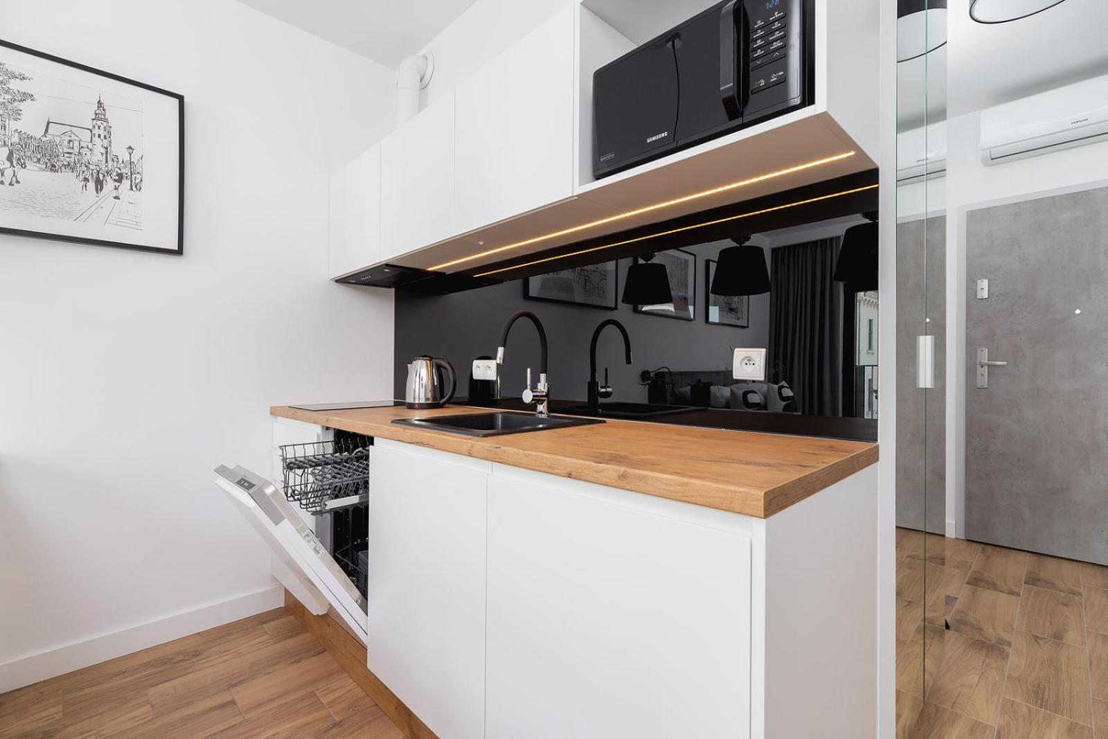 Apartment With A Balcony And Ac - Rajska 3 Street Krakau